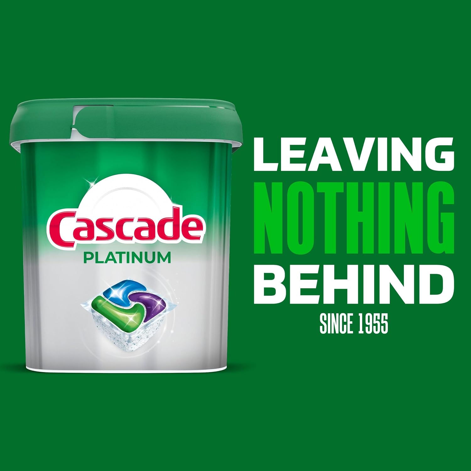 Detalle de Cascade Platinum Dishwasher Pods, Fresh - 71-Count