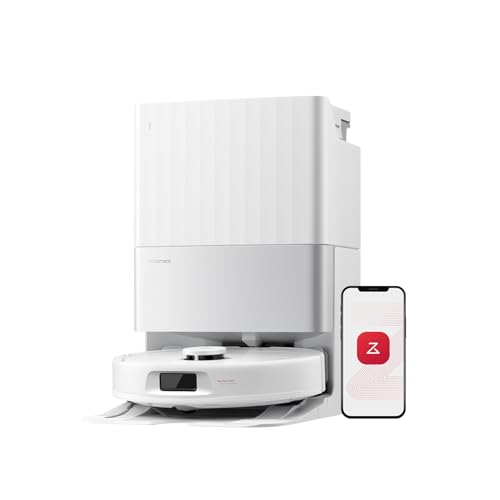 Detalle de roborock Qrevo S5V Saugroboter mit Wischfunktion und hebarem Wischmopp