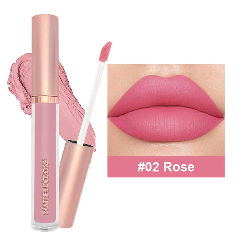 Thumbnail 3 de 3PCS Soft Romantic Nude Liquid Lipstick Set, Matte Nude, Rose & Creamy Shades