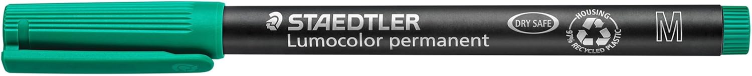 Thumbnail 5 de STAEDTLER Lumocolor Permanentmarker blau, F-Spitze – nachfüllbar, wisch- und wasserfest, Made in Germany