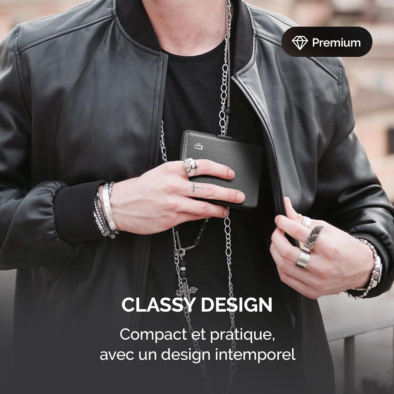 Thumbnail 6 de ÖGON -DESIGNS- Portefeuille en Aluminium Smart Case BIG Stockholm