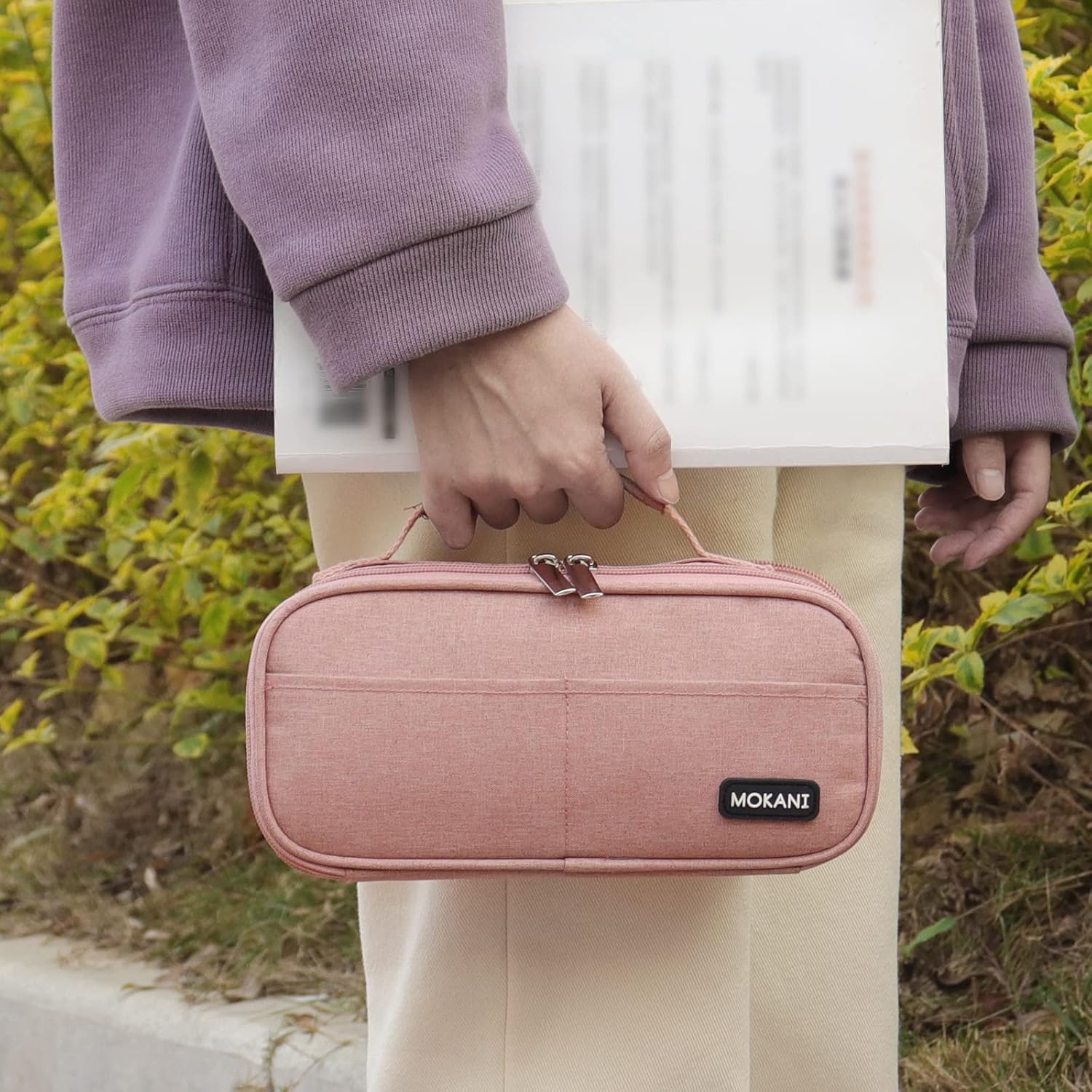 Thumbnail 6 de MOKANI Large Pencil Case 1L — pink pouch ✏️