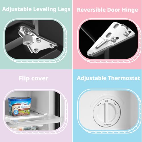 Thumbnail 7 de COMFEE' 60L Under Counter Freezer with 4-Star Freezing, RCU60BL2UK(E)