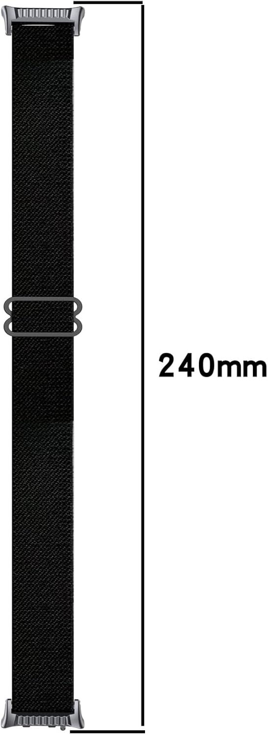 Detalle de AWADUO Nylon Replacement Strap for Huawei Watch D2 – Black