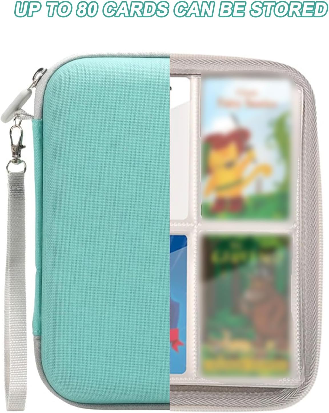 Thumbnail 2 de Noaya Card Case Card Holder – 80-Pocket Card Binder with Zipper (Blue)