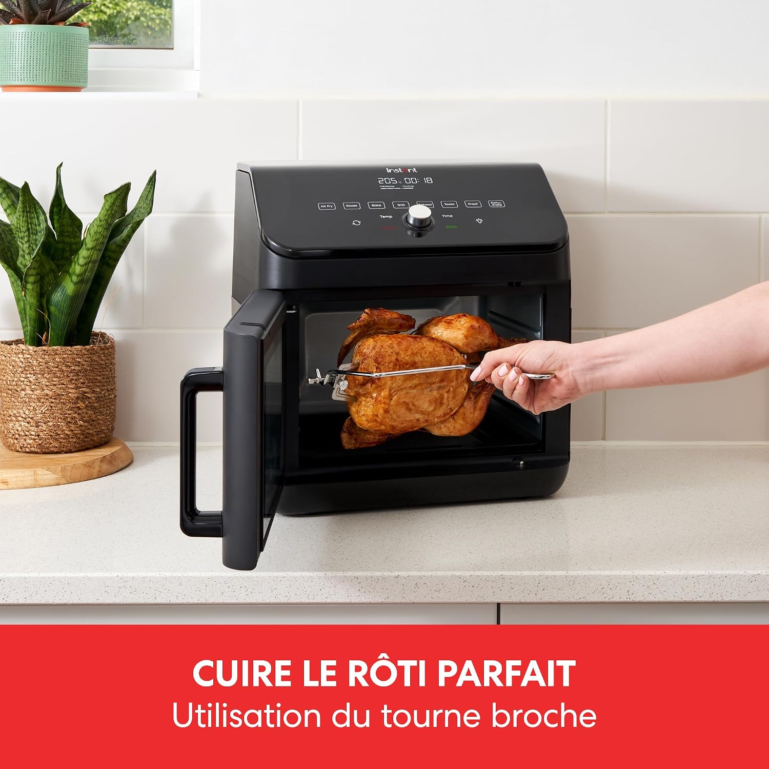 Detalle 2 de Instant 13L Friteuse sans huile 1700W