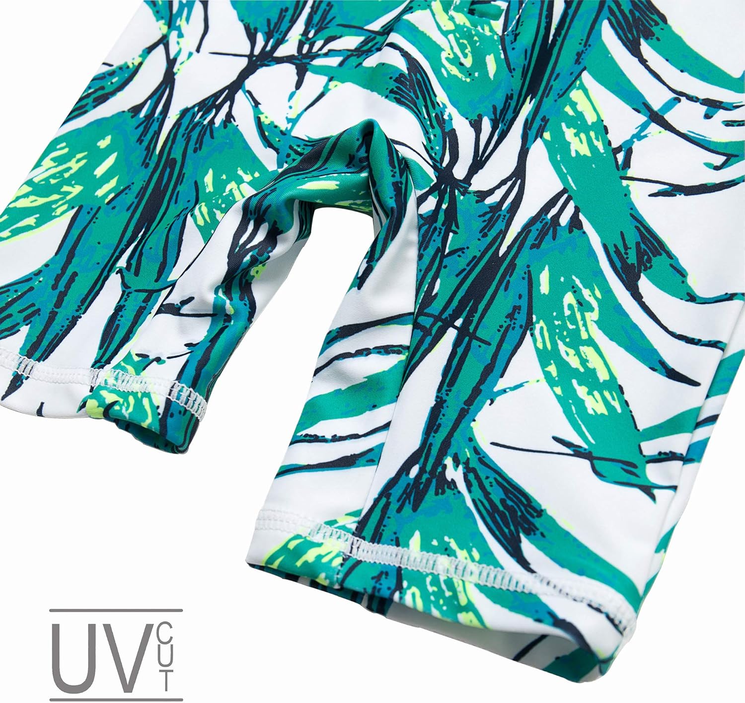 Thumbnail 5 de BONVERANO Baby Jungen Badeanzug mit UV-Schutz 50+ und Reißverschluss – Kurzarm Rash Guard