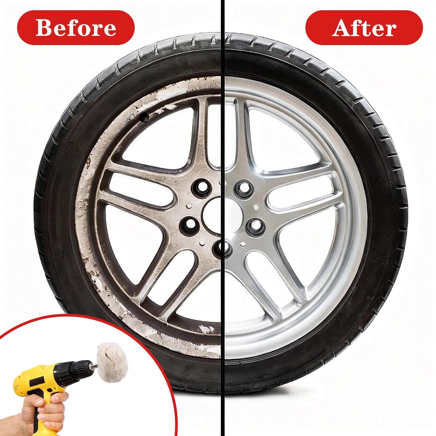 Detalle de Tnisesm Buffing Wheel Kit for Drill