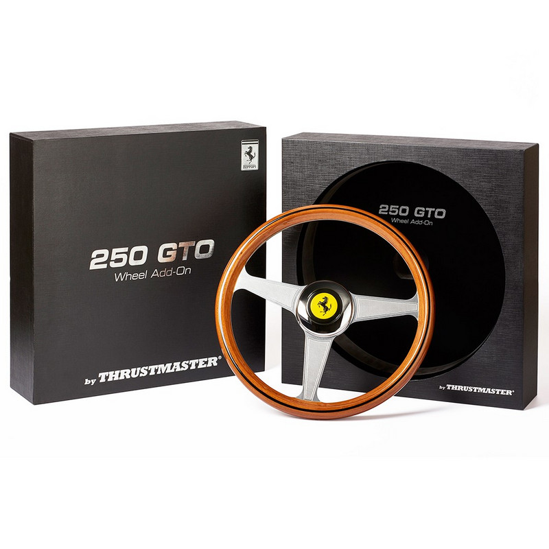 Detalle 2 de Thrustmaster Ferrari 250 GTO Vintage Add-On: réplica de volante de colección para PC