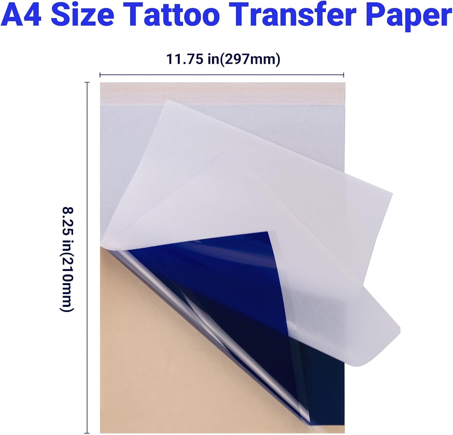 Thumbnail 1 de ORGSTA 100 Sheets Tattoo Stencil Paper (A4) for S008 printer and manual transfer