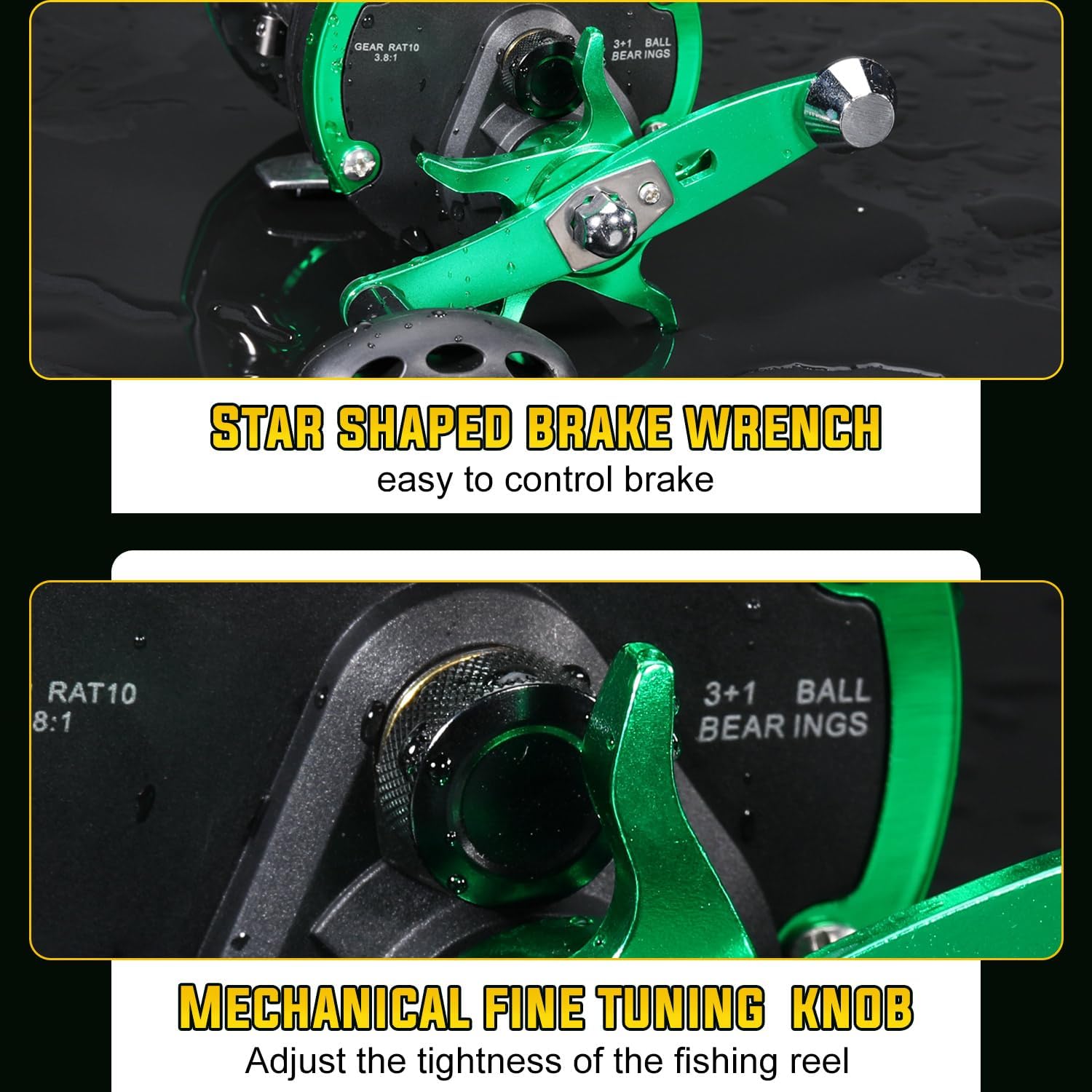 Thumbnail 4 de Sougayilang Trolling Reel: Smooth, Powerful Saltwater Boat Fishing Reel