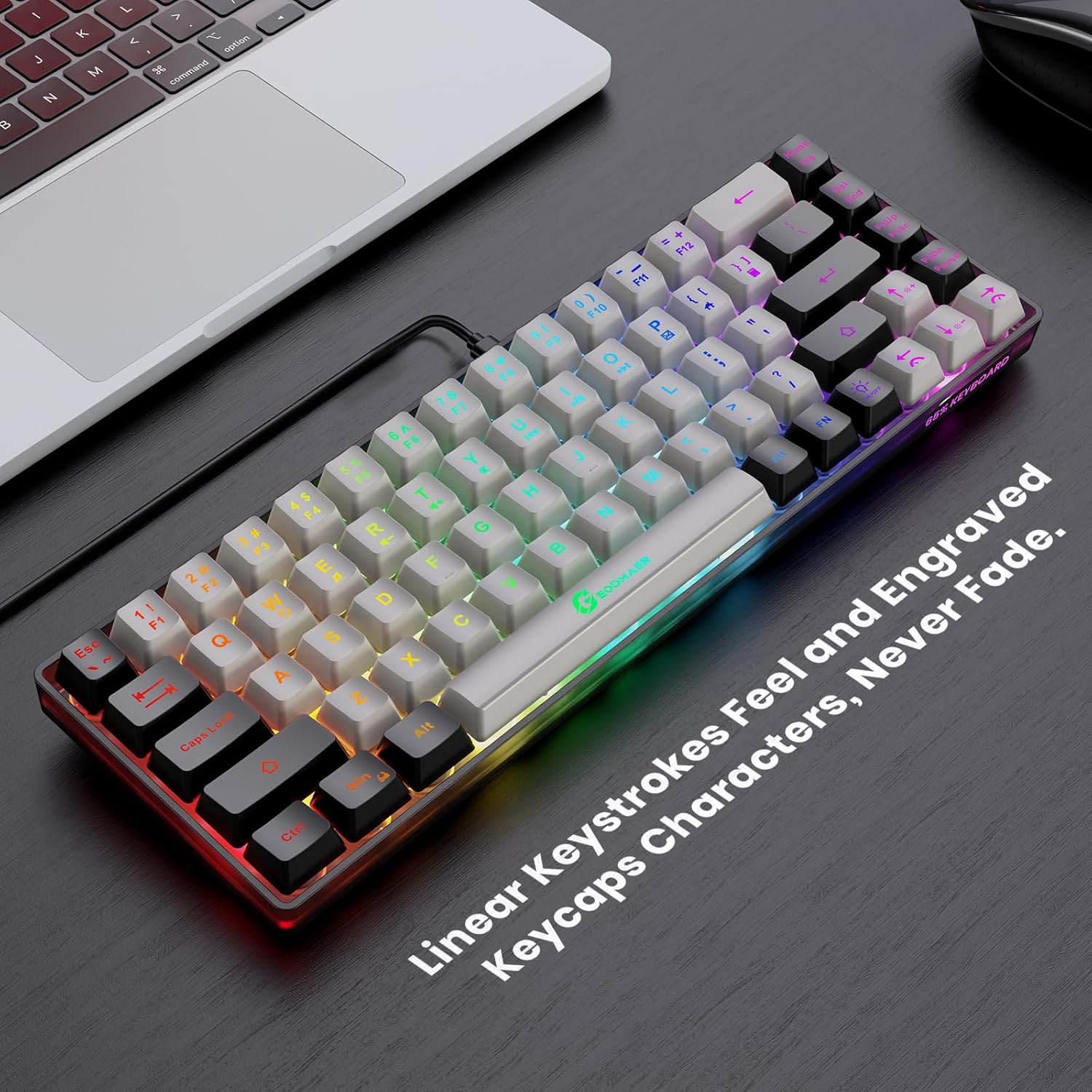 Thumbnail 1 de GEODMAER 65% Gaming Keyboard