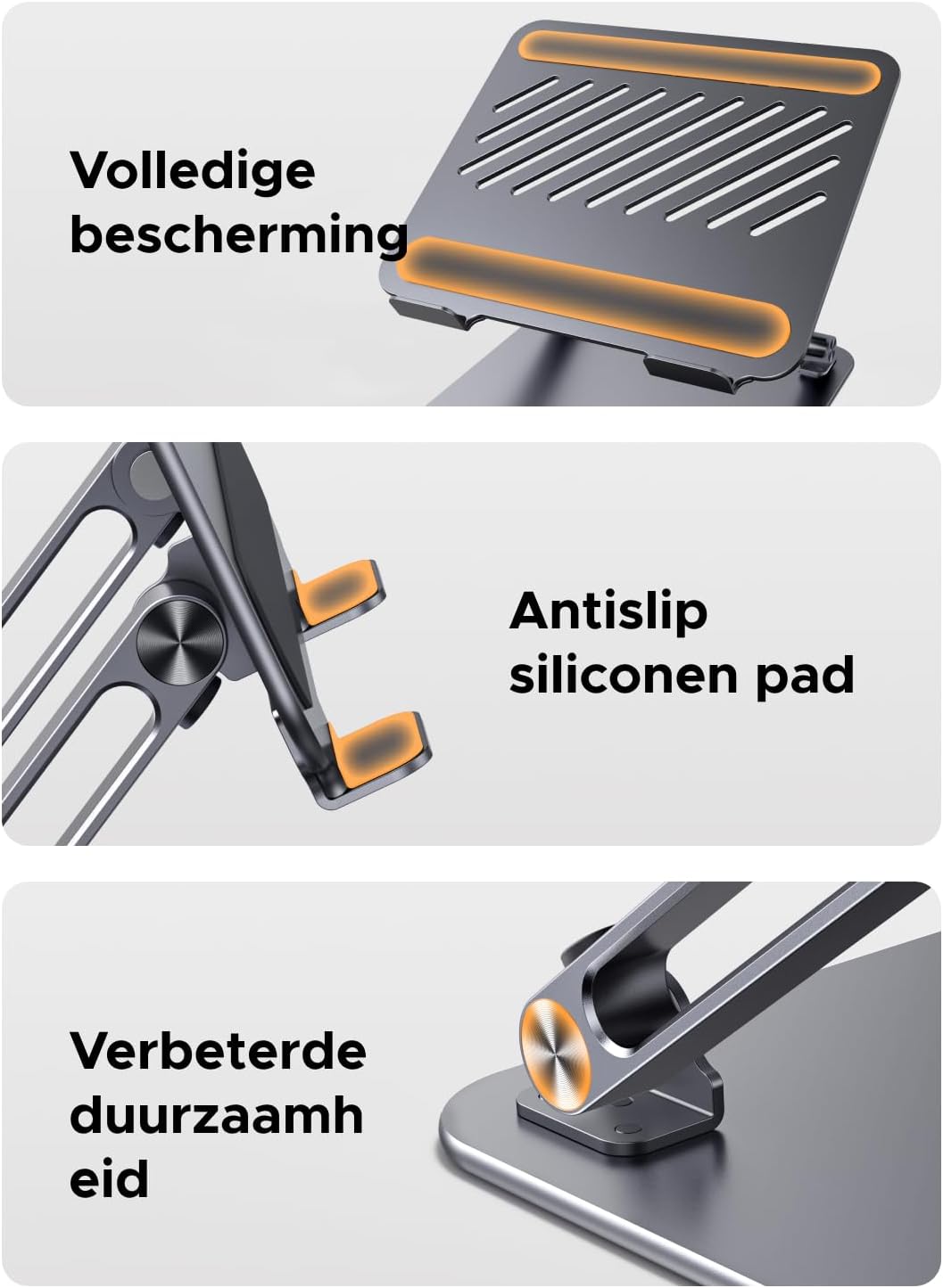 Thumbnail 6 de UGREEN 45929 laptopstandaard met dubbel scharnier, verstelbaar en opvouwbaar