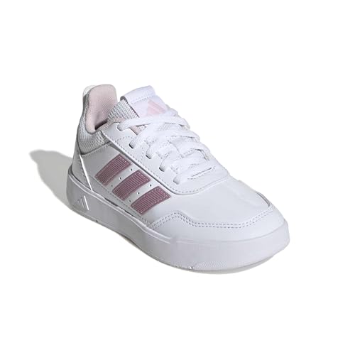 Detalle de Adidas Tensaur Sport 3.0 Kids Trainers – FTWR White/Clear Pink/Grey Two, UK 11.5 Child