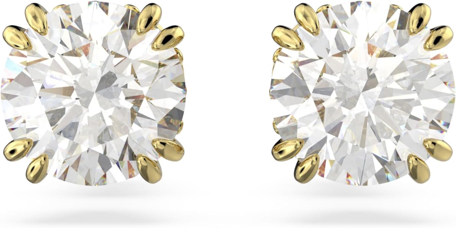 Detalle de Swarovski Stilla Ohrringe Weiße Brillantschliff-Kristalle