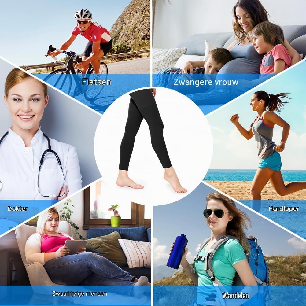 Thumbnail 6 de AOGOE 4834786 medische compressiepanty, 23-32 mmHg, gegradueerd