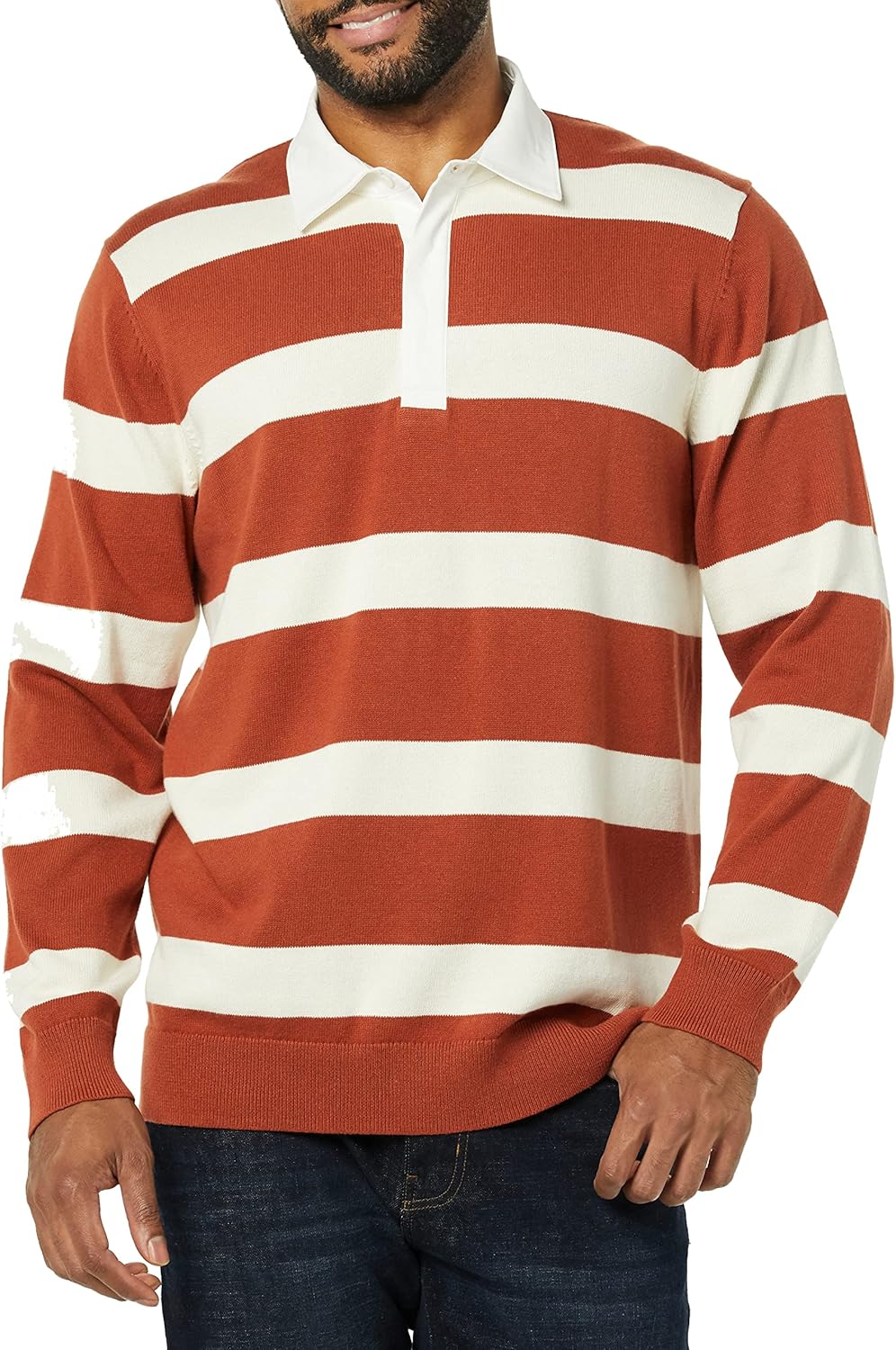 Thumbnail 6 de Amazon Essentials men’s rugby sweater for smart-casual layering