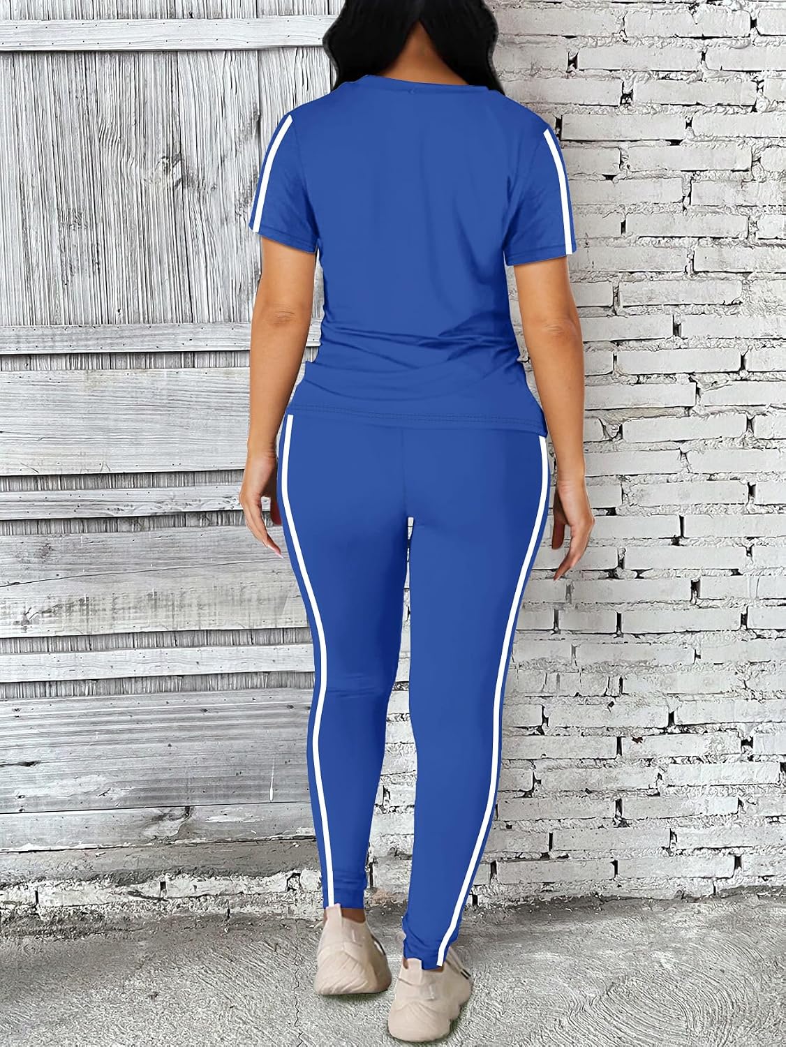 Detalle 2 de BNGPIKLY Women's Two-Piece Pants Set, Polyester-Elastane