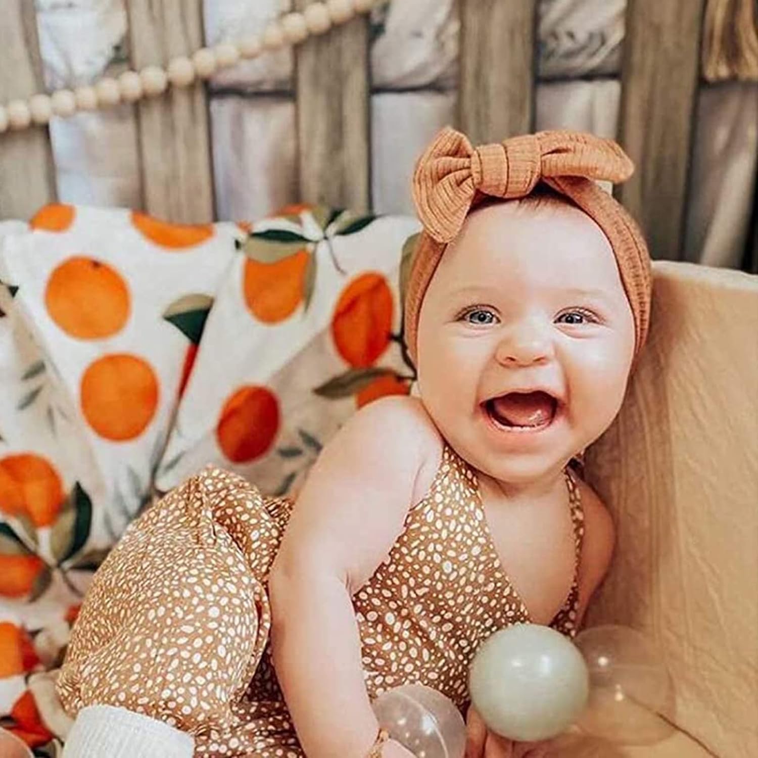 Thumbnail 5 de DRESHOW Bandeaux turban bébé fille en nylon – lot de 5, taille unique