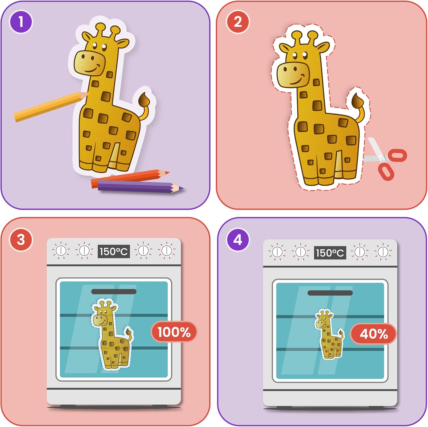 Thumbnail 3 de Smowo® Schrumpffolien 20 Stück transparent 🎨