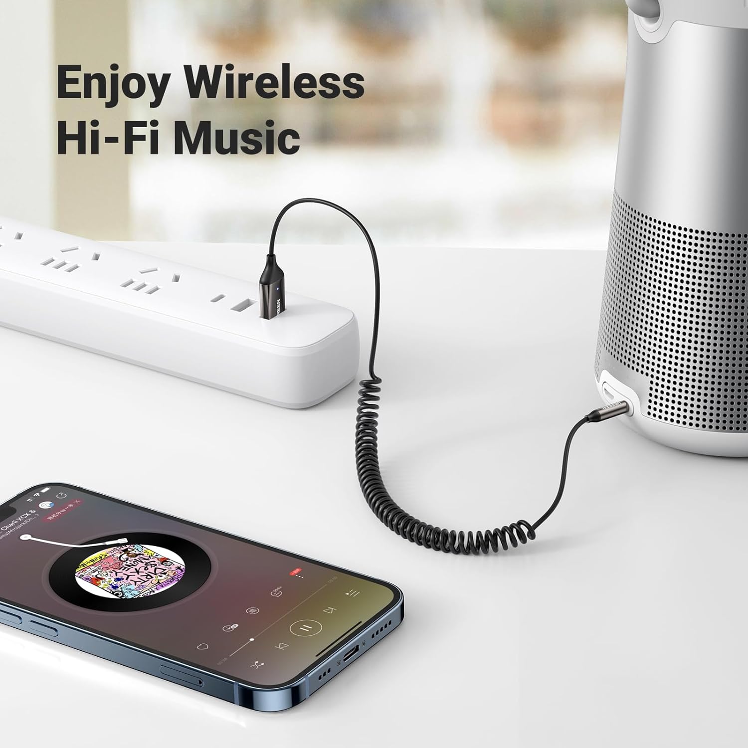 Thumbnail 6 de UGREEN Bluetooth Aux Adapter 3.5mm for car audio 🎧