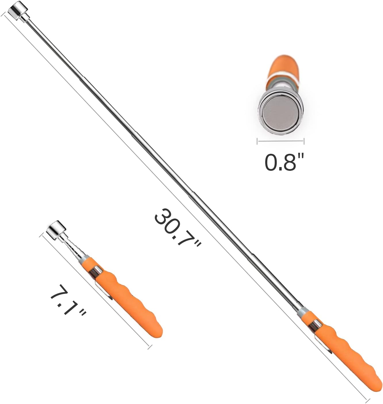 Detalle de Telescoping Magnetic Pickup Tool 31-inch