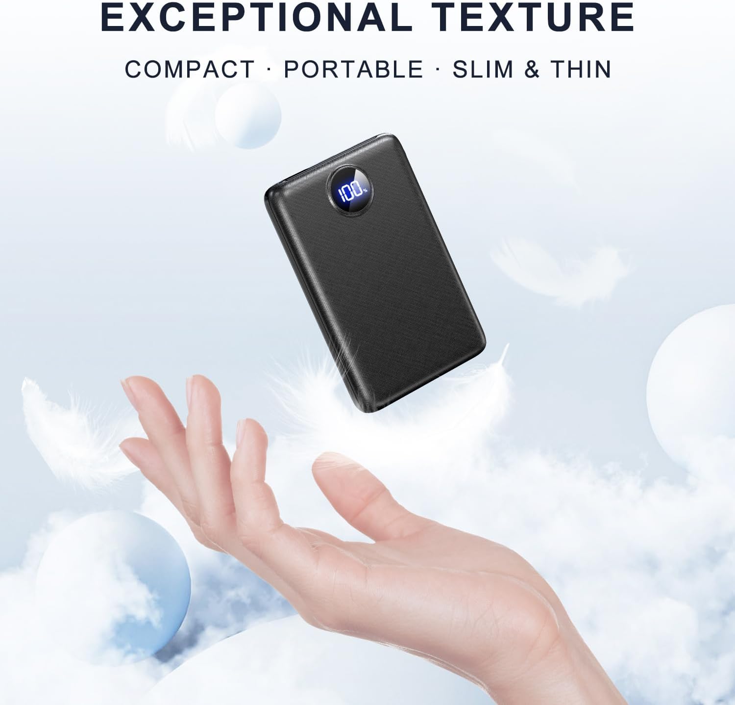 Thumbnail 6 de Power Bank 10000mAh 22.5W Fast Charging with LED Display – Portable USB-C PD/QC Power Pack