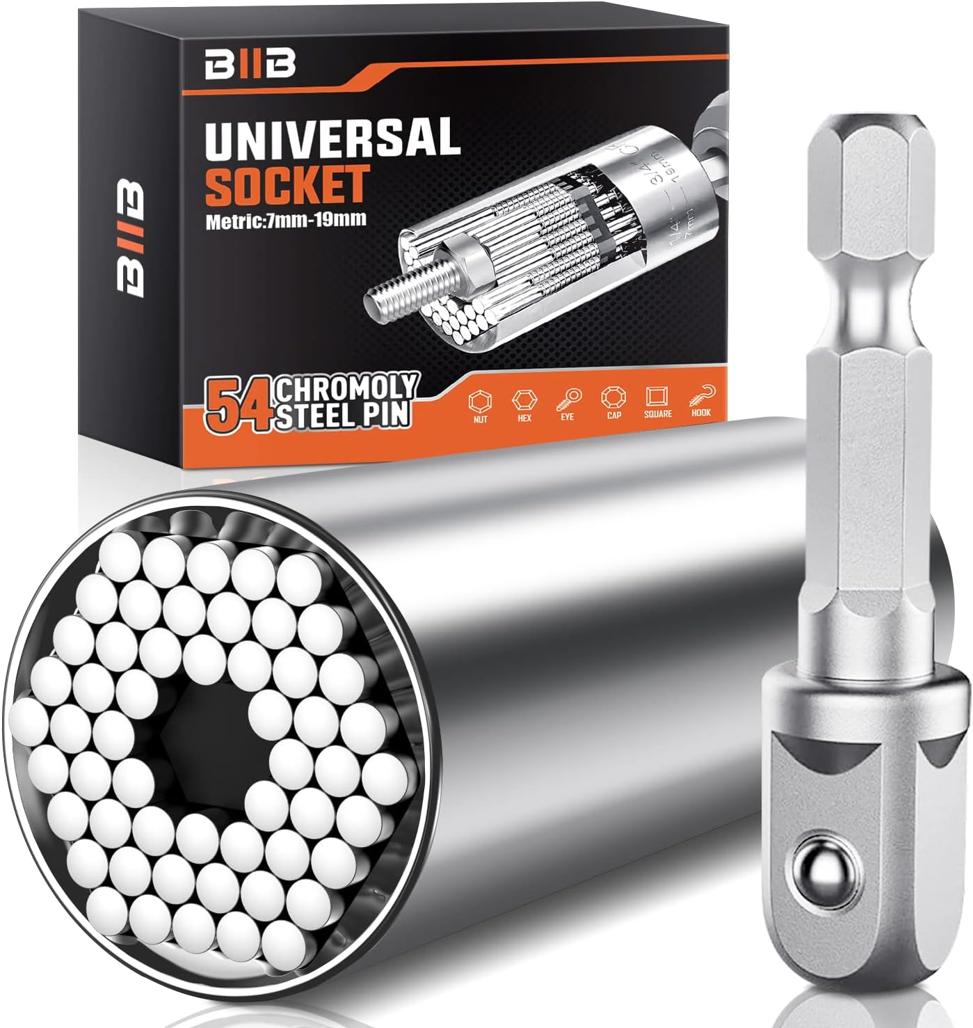 Universal Steckschlüssel für 1/4 bis 3/4