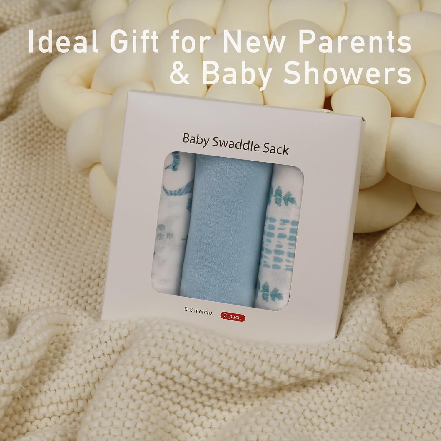 Thumbnail 4 de Soarwg Kids Adjustable Baby Swaddle Blankets (0–3 Months) – 3 Pack Breathable Cotton Wraps, Oeko-TEX Certified