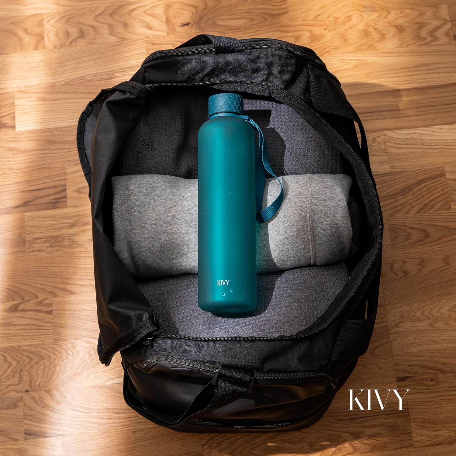 Thumbnail 1 de KIVY Tritan-Wasserflasche 1 Liter – Kohlensäuregeeignet & Auslaufsicher