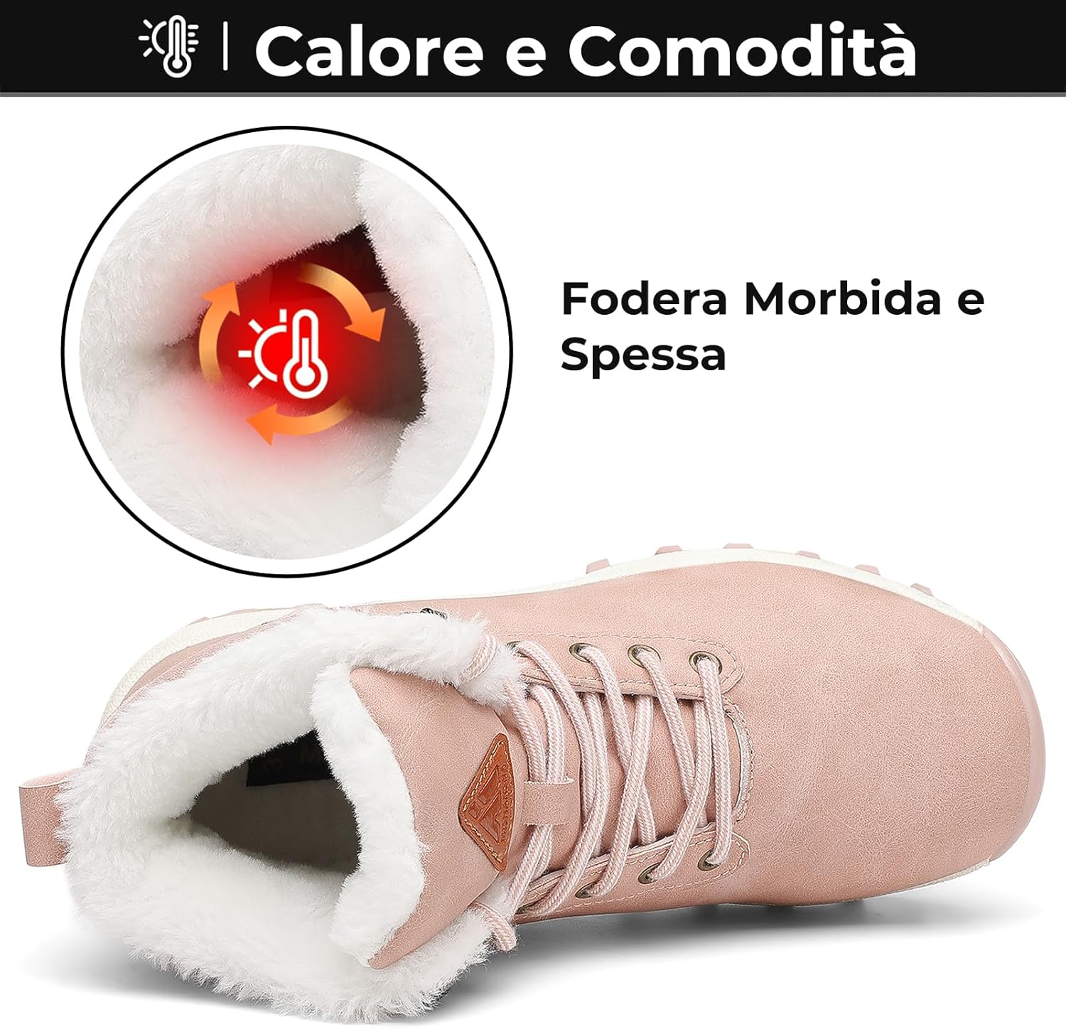 Thumbnail 1 de Mishansha Stivali da neve imbottiti uomo/donna 36-48