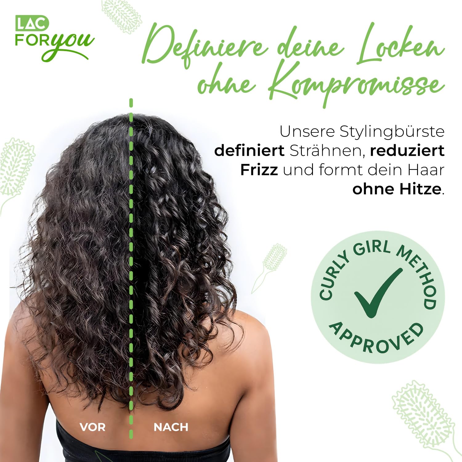 Thumbnail 3 de LAC FOR YOU Lockenbürste Rib – Curly Hair Brush für Bounce-Locken (hellblau)