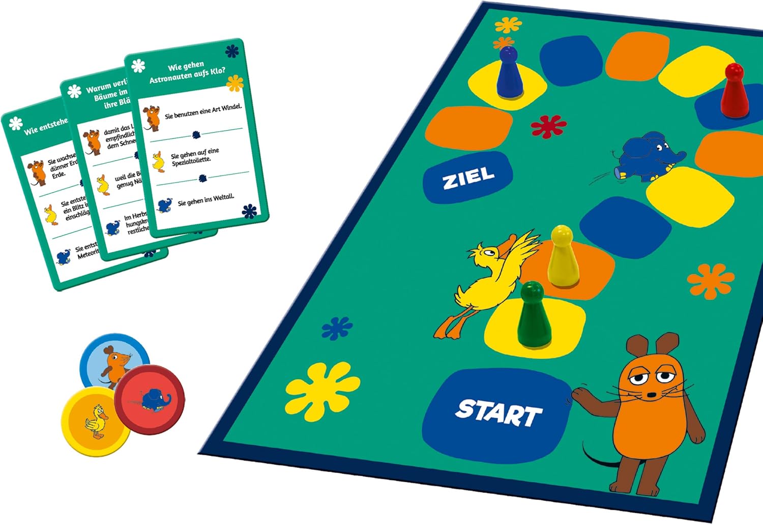 Detalle 2 de Schmidt Spiele 40613 - Quiz mit der Mouse, Gioco da Tavolo Multicolore