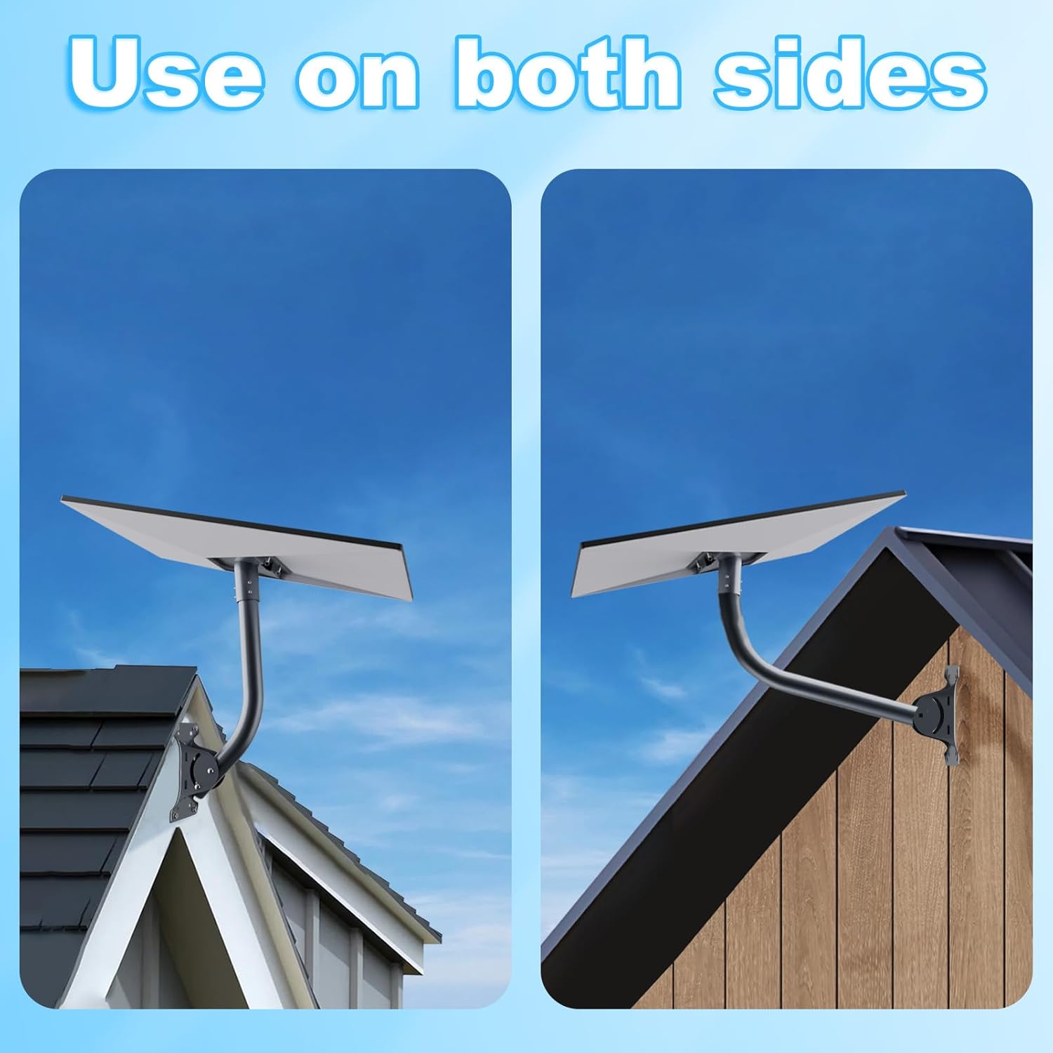 Thumbnail 4 de Starlink Gen 3 Roof Mount: Metal Alloy Mounting Kit with 360° Pipe Adapter (Angle Adjustable, Curved)
