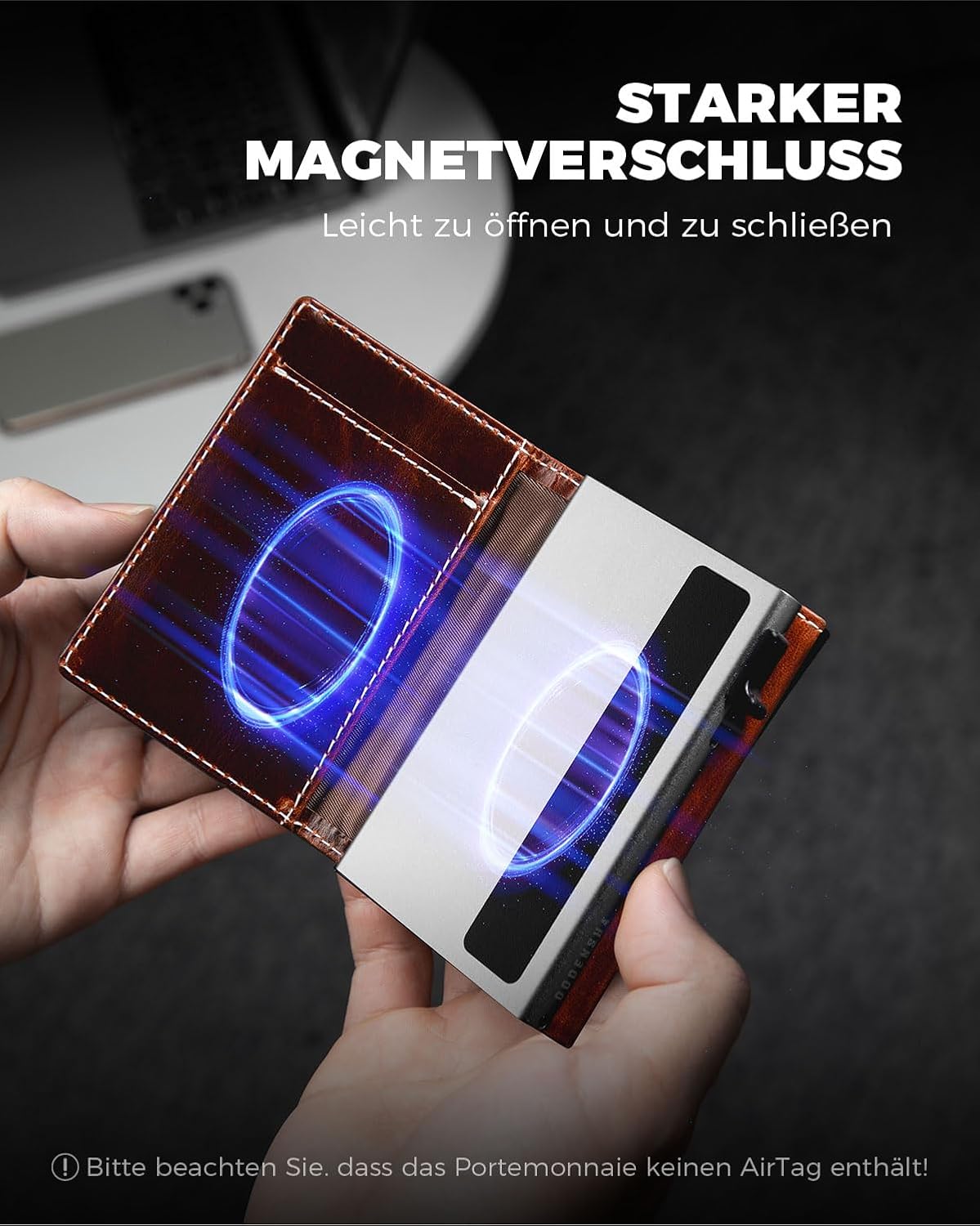 Thumbnail 5 de DODENSHA Airtag 2 Wallet Herren Airtag Wallet