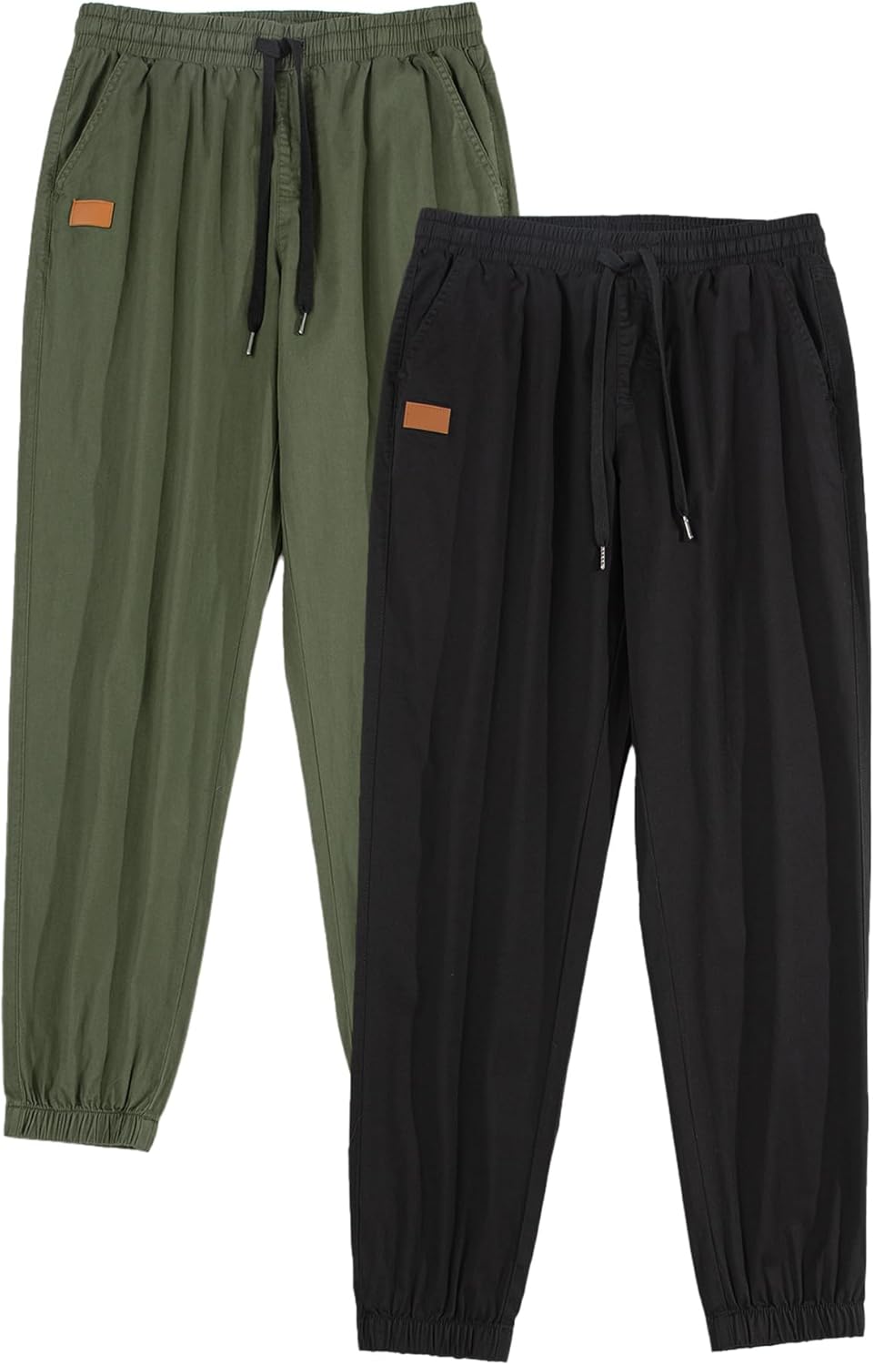 Thumbnail 3 de JMIERR Mens Casual Joggers Pants — Cotton Drawstring Chino Cargo for Everyday Comfort