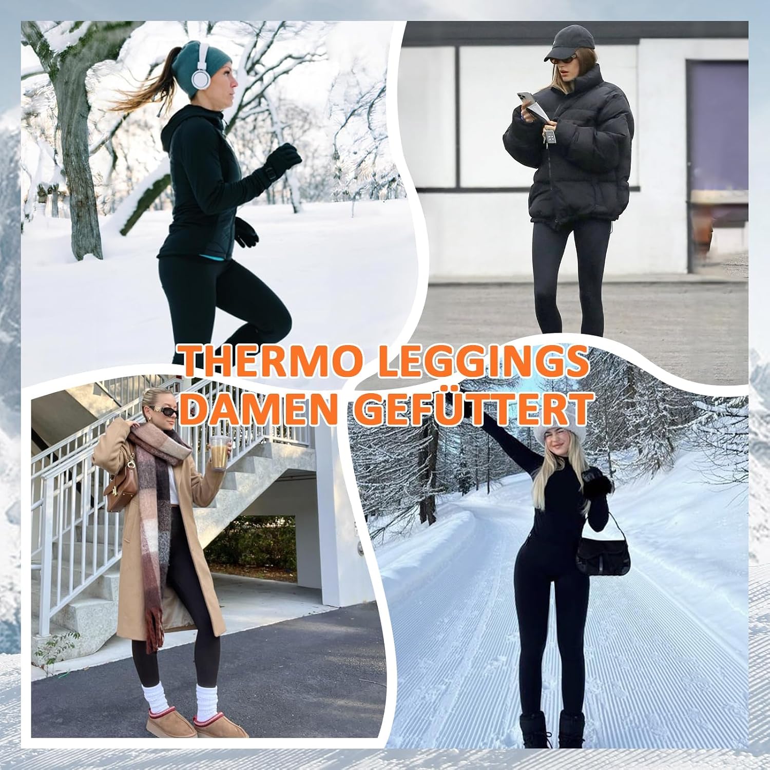 Detalle 2 de Thermo Leggings Thermohose 506 g AMIYOYO