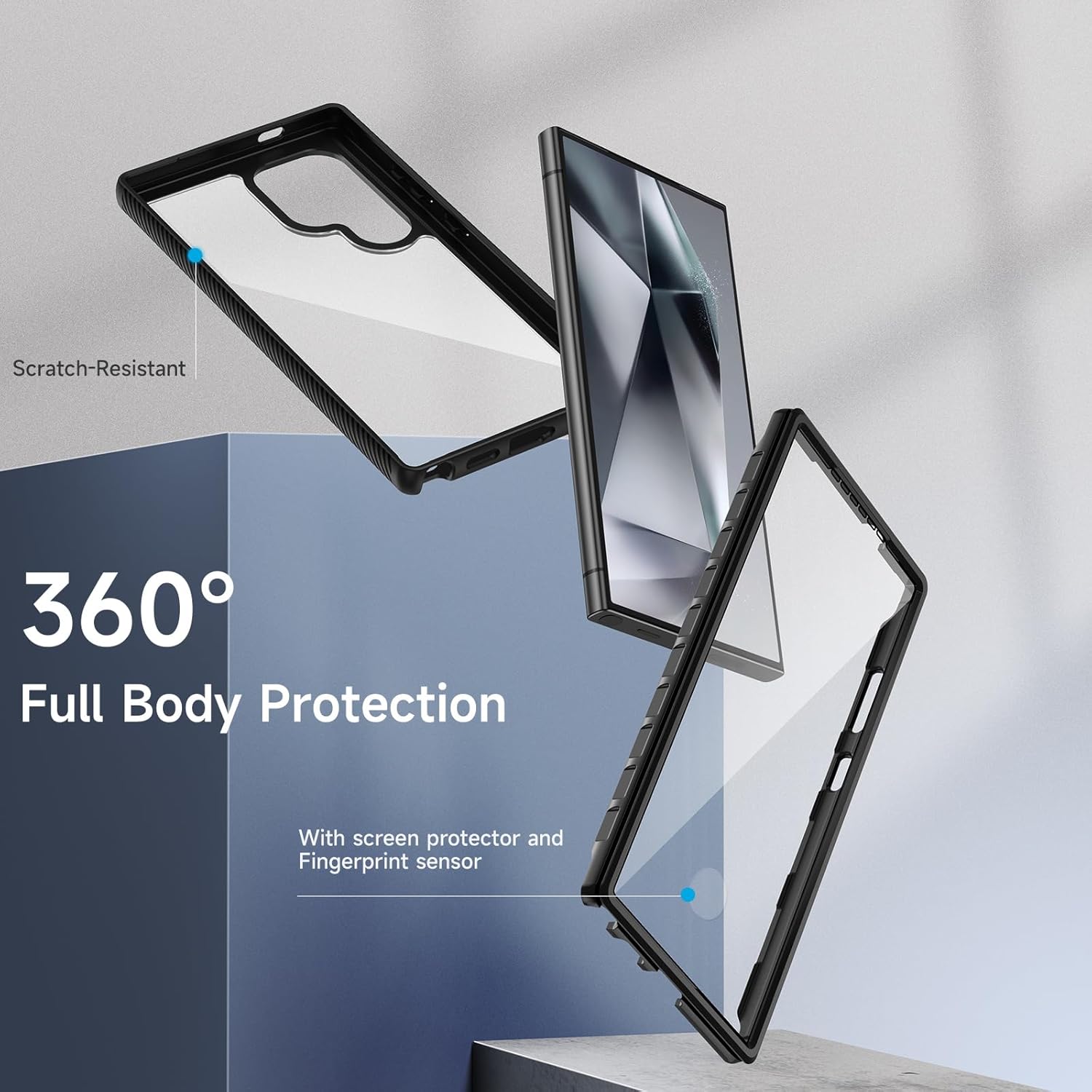 Thumbnail 1 de Seacosmo Funda para Galaxy S24 Ultra con Protector Integrado
