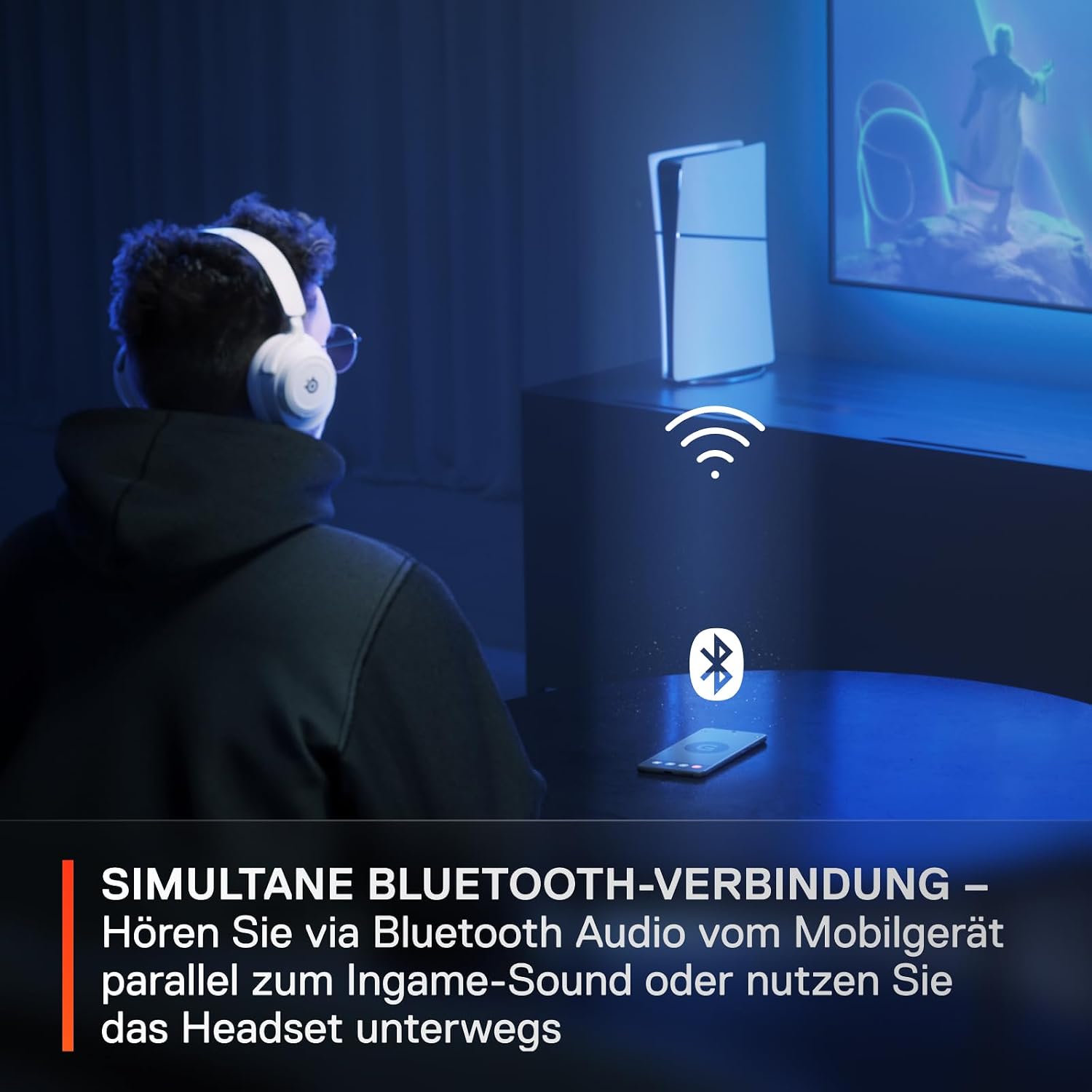 Detalle 2 de SteelSeries Arctis Nova 7P Gaming-Headset 38 Std.
