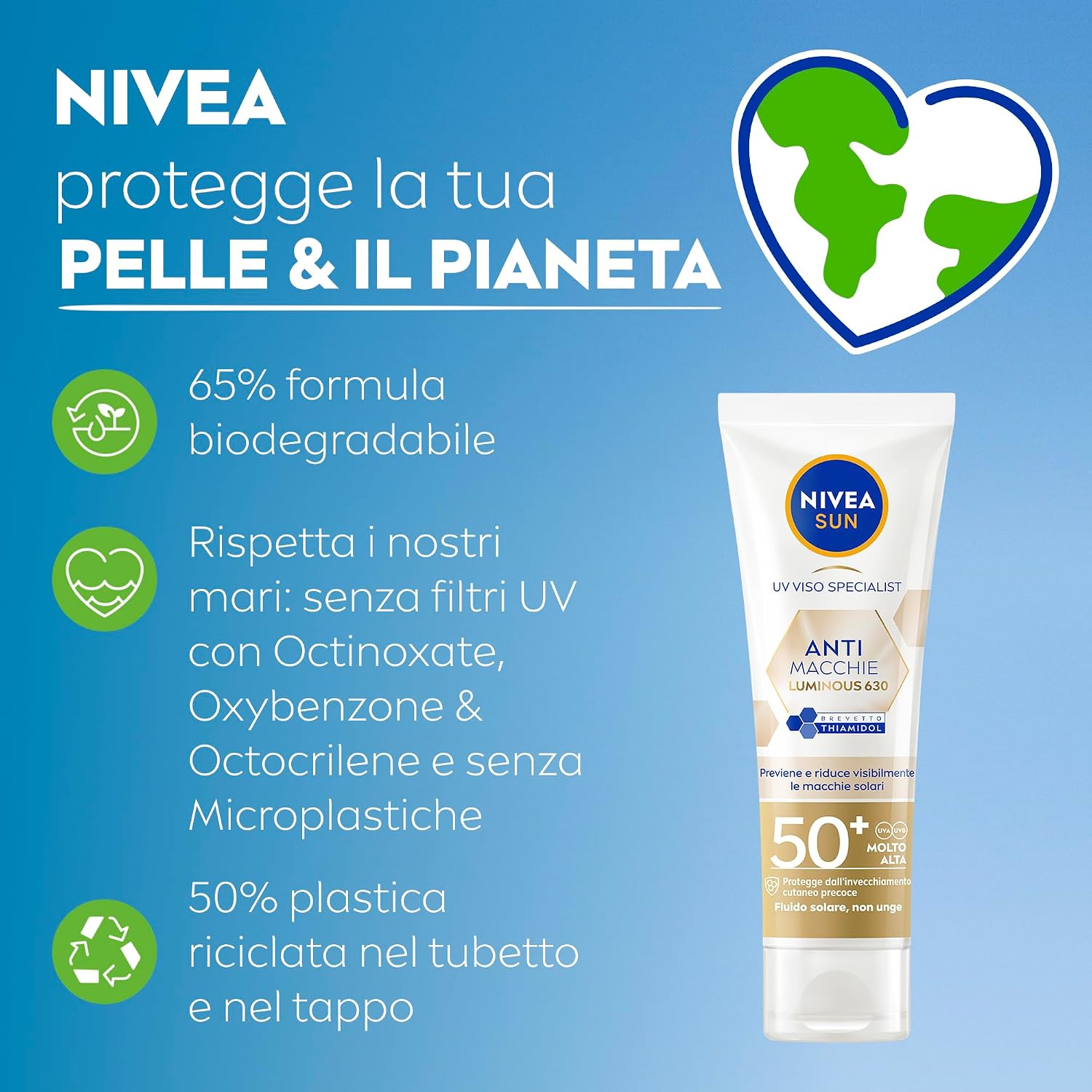Thumbnail 6 de NIVEA SUN Luminous630 Crema Viso 40 ml