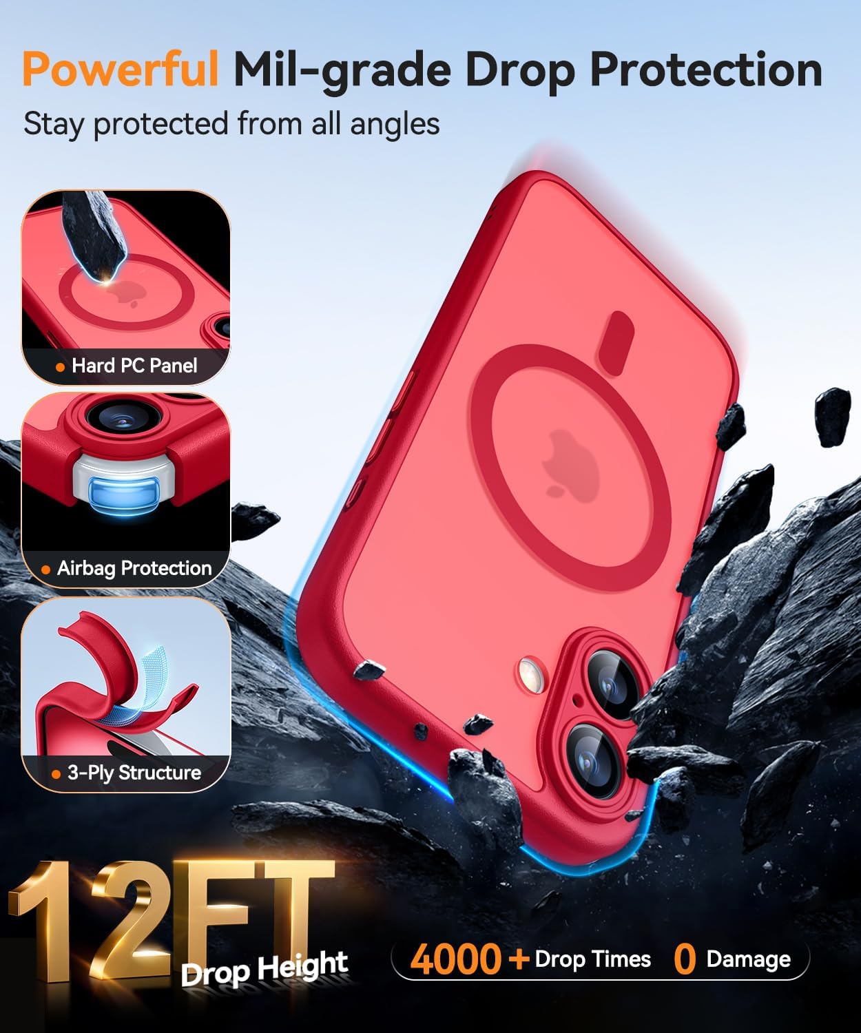 Thumbnail 6 de CANSHN Magnetic iPhone 16 Case 6.1
