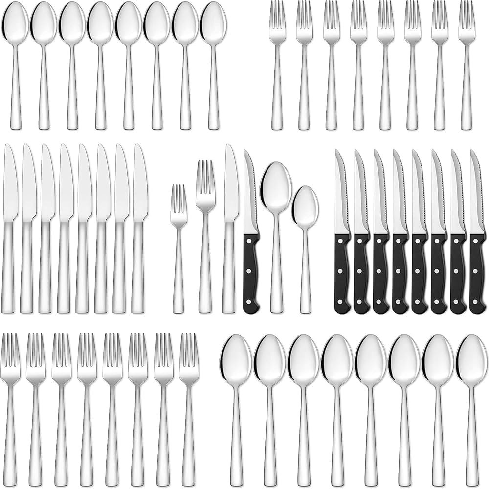 Terlulu 36-teiliges Edelstahl Besteckset 6 Personen