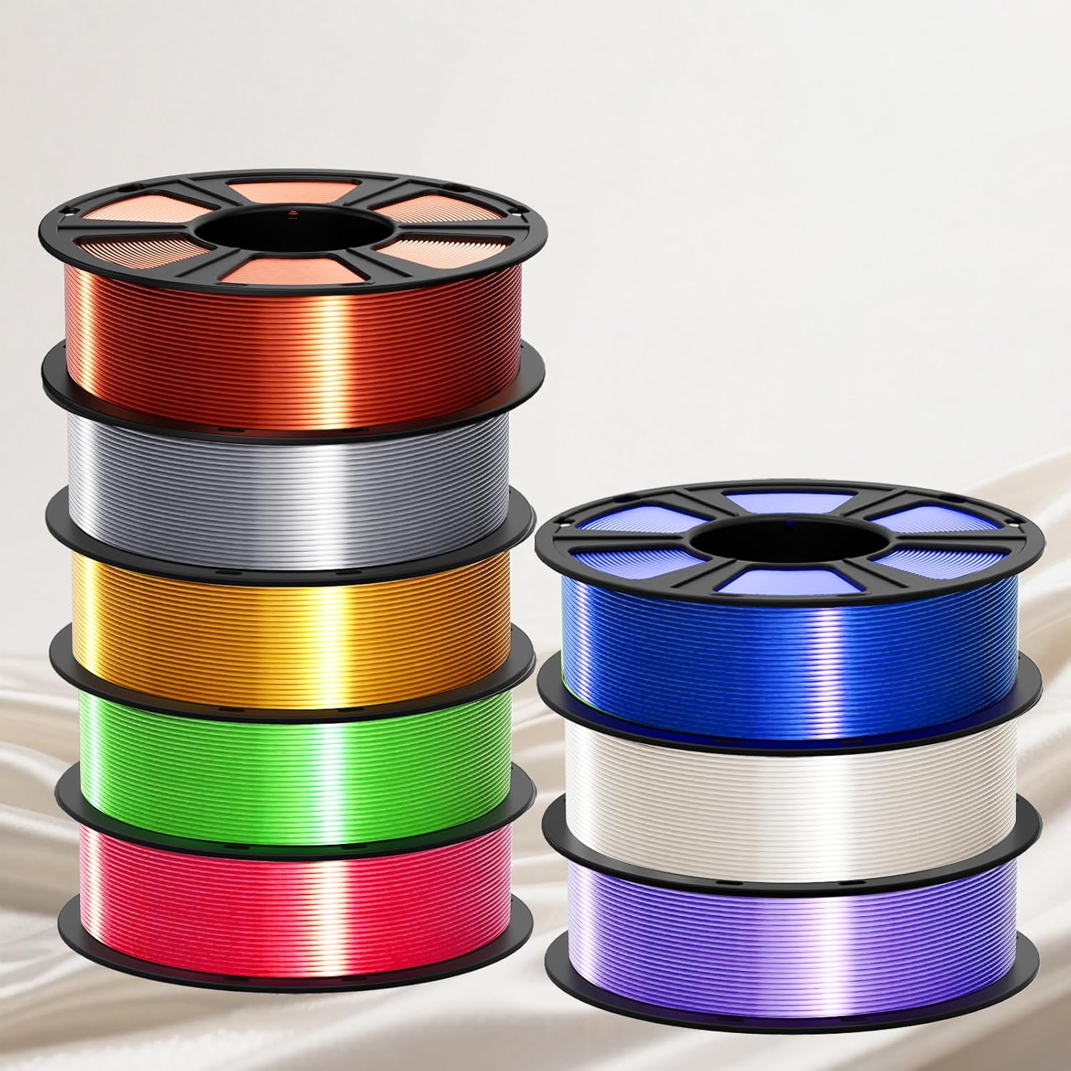 Detalle de Geeetech Metal Shine Silk PLA Filament 1.75mm (Royal Blue) — 1kg Spool