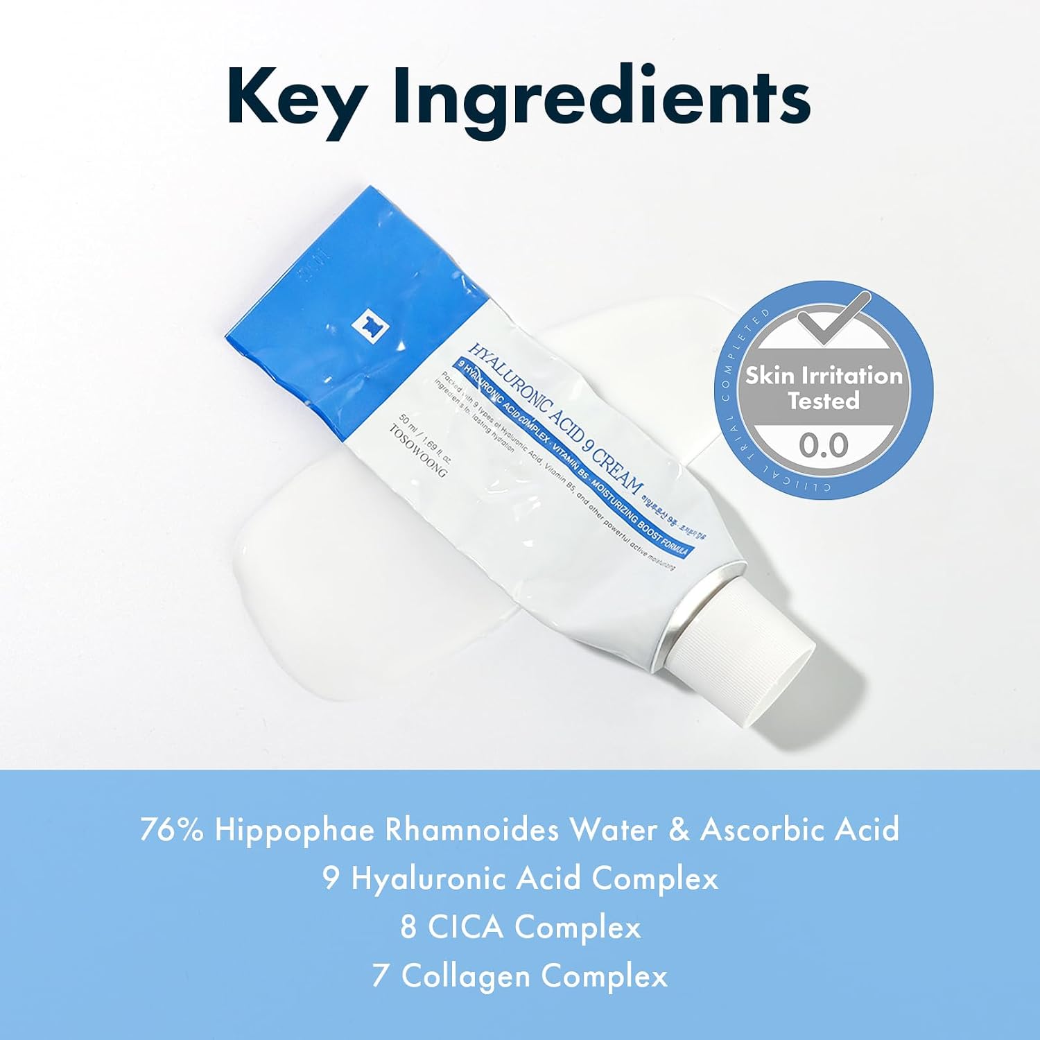 Thumbnail 3 de TOSOWOONG Hyaluronic Acid 9 Cream 50ml