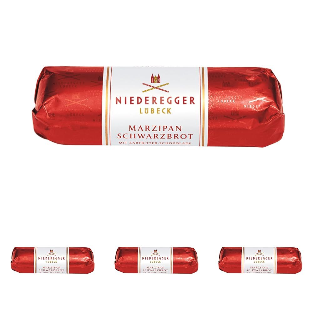 Thumbnail 3 de Niederegger Marzipan Schwarzbrot (125 g) – dunkles Marzipanbrot mit Mandel-Fokus