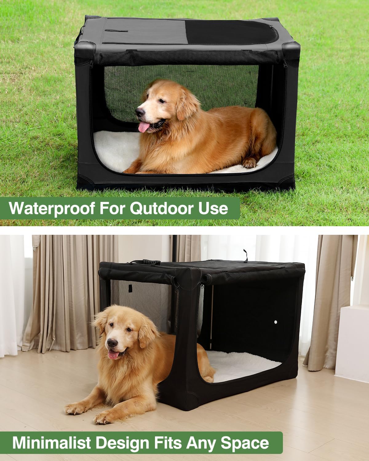 Detalle 2 de Collapsible dog crate 76 x 54 x 54 cm