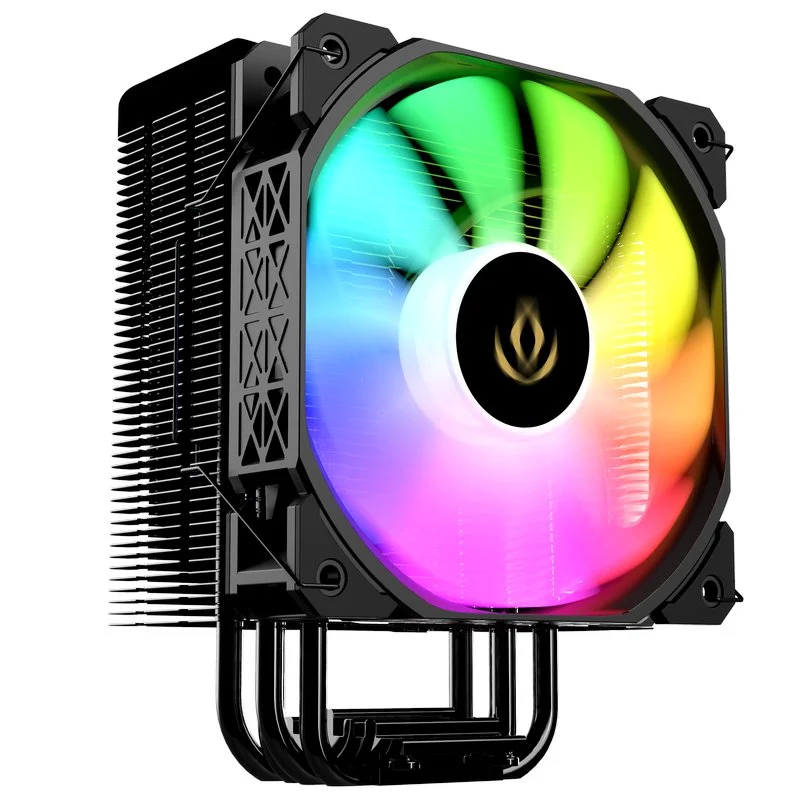 Detalle 2 de Forgeon Solarian Cooler 4Pipes 120mm ARGB negro 🖥