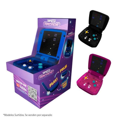 Detalle de BANDAI TAPTAP Arcade FC34812 — máquina recreativa retro 10 juegos