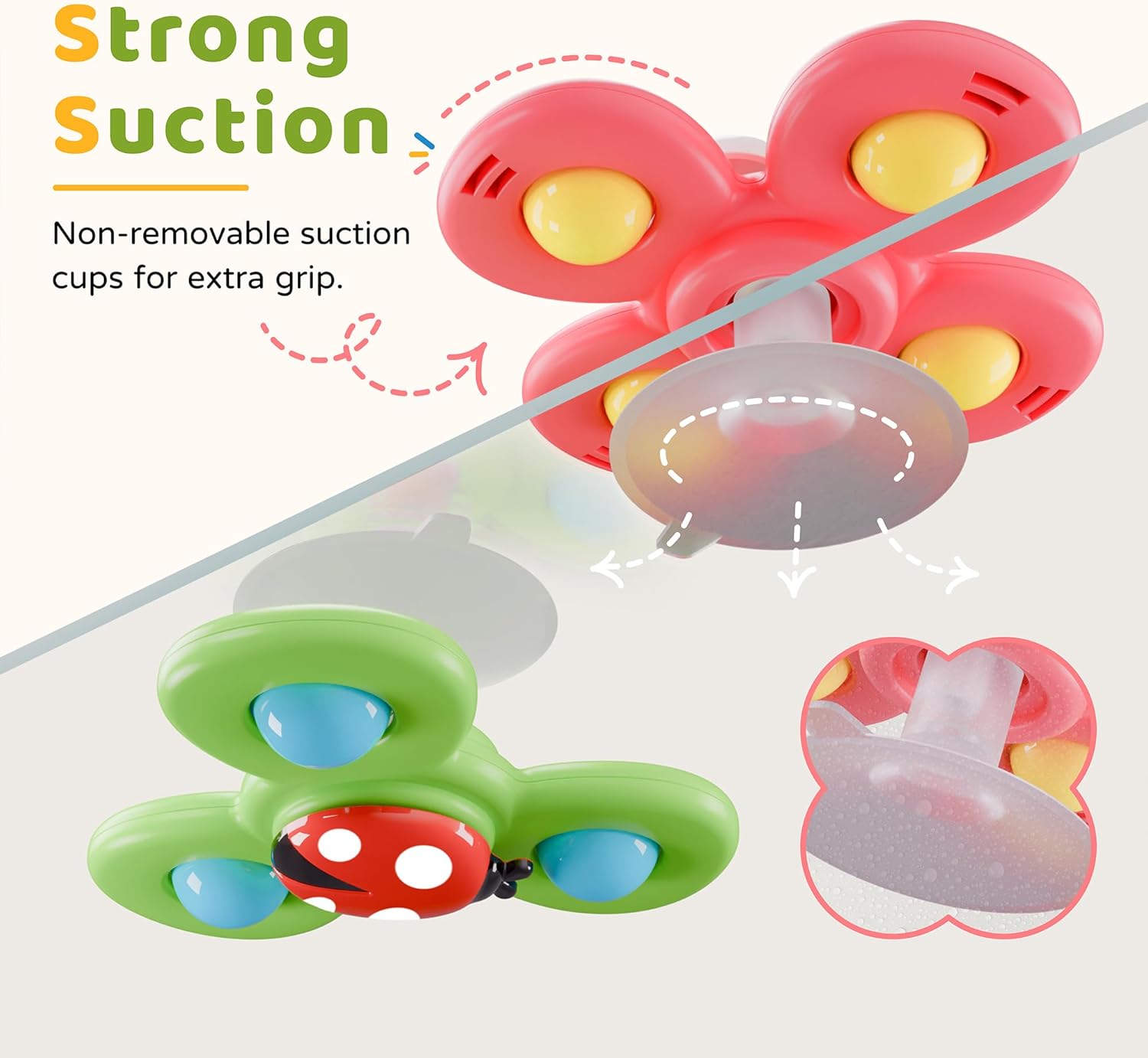 Thumbnail 1 de LiKee Strong Suction Cup Fidget Toy 10+ Months