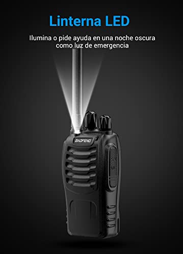 Thumbnail 6 de Baofeng Walkie Talkie Profesional PMR 馃摗 Recargable, 16 Canales